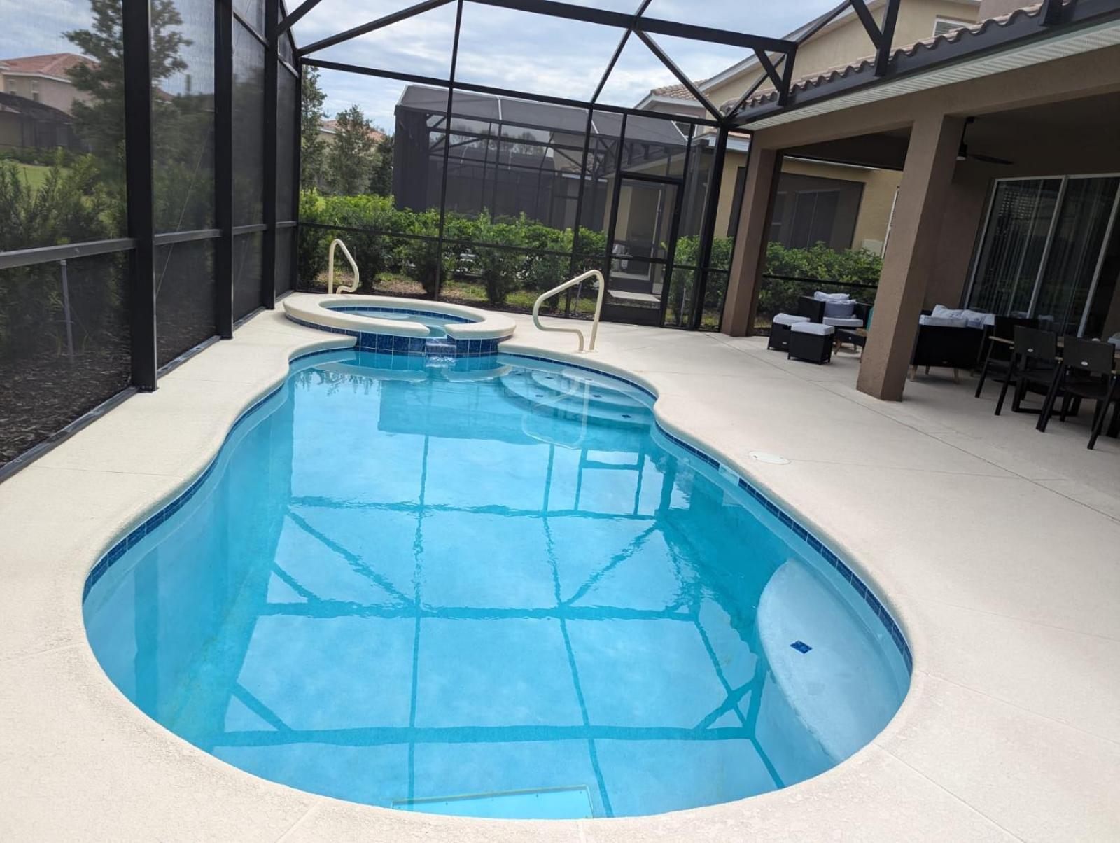 Pool-Jacuzzi Villa 6B Near Disney Davenport! Bagian luar foto